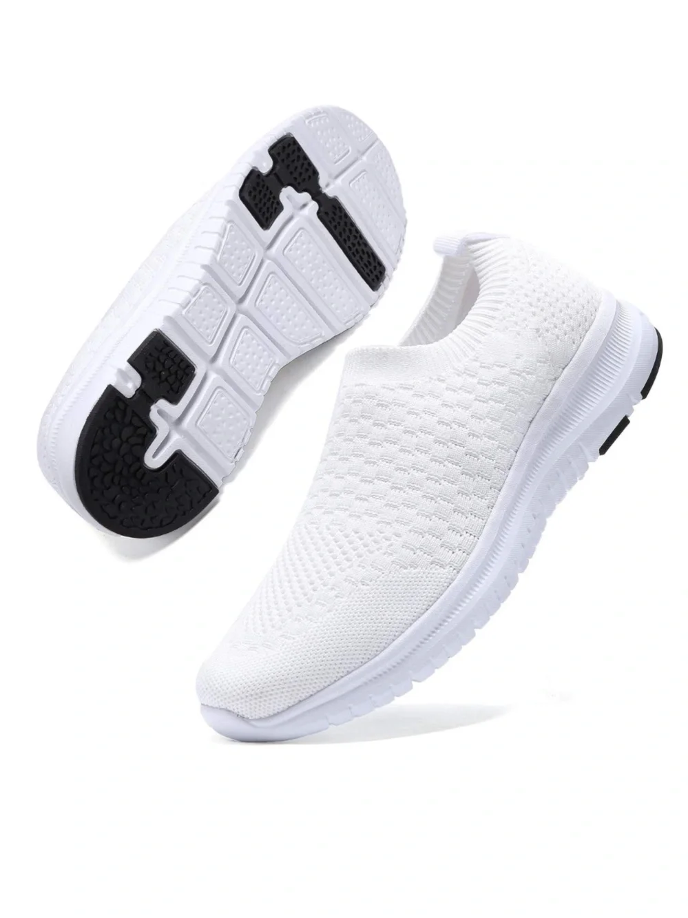 Women's Mesh Walking Shoes Comfort Slip On Memory Foam Casual Sneakers Travel